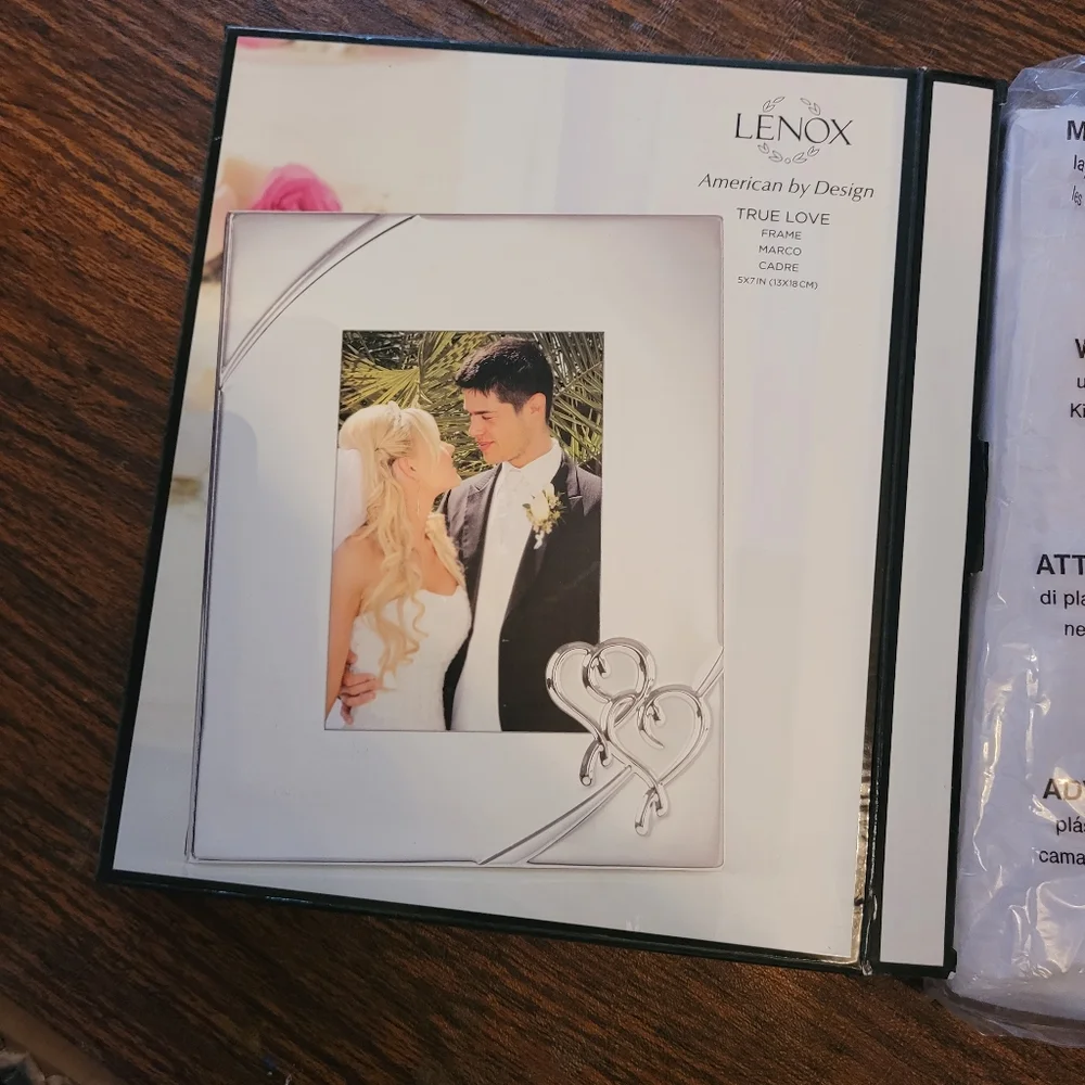 Lenox True Love Picture Frame SilverPlate